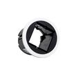 Cadru simplu custom pentru module audio-video, incastrabil, inel decorativ alb, Pix 926.010, Bachmann