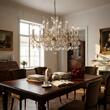 Candelabru clasic auriu semicristale 15xE14/40W, Marie Claire LU 2243/10+5 Gold Orion