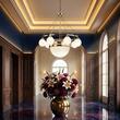 Candelabru modern alama 7xE14/40W+3xE27/60W, Alt Wien LU 1713/7+1 MS Orion