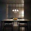 Lustra moderna transparenta 5xE27/60W, AUDI-10 SP5 016863 Ideal Lux