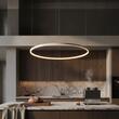 Lustra moderna alba LED 53W/5200lm/3000K, ORACLE SLIM SP D90 Round 229478 Ideal Lux