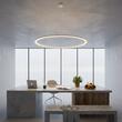 Lustra moderna alba LED 53W/5350lm/4000K, ORACLE SLIM SP D90 Round 269870 Ideal Lux