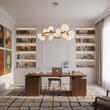 Candelabru modern alama abajururi sticla 14xG9/15W, Perlage SP14 283814 Ideal Lux