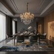 Candelabru clasic auriu 12xE14/40W, Florian SP12 035611 Ideal Lux