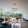 Lustra neagra LED 29W/3400lm/4000K, ORACLE SLIM SP D50 Round 304380 Ideal Lux