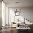 Lustra moderna neagra LED 80W/8550lm/3000K, FRAME SP Quadrato 269375 Ideal Lux