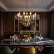 Candelabru clasic din rasina auriu antichizat 8xE14/40W, FIRENZE SP8 020839 Ideal Lux