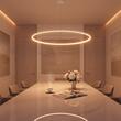Lustra moderna alba LED 83W/8750lm/3000K, ORACLE SLIM SP D150 Round 265957 Ideal Lux