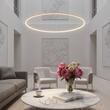 Lustra moderna alba LED 83W/9350lm/4000K, ORACLE SLIM SP D150 Round 285078 Ideal Lux