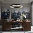 Lustra moderna neagra LED 35W/4100lm/3000K, ORACLE D70 222110 Ideal Lux