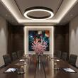 Lustra moderna neagra LED 33W/3800lm/3000K, ORACLE D60 222103 Ideal Lux