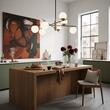 Candelabru stil industrial abajururi sticla 6xE14/28W, Gourmet PL6 289496 Ideal Lux