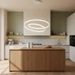 Lustra moderna alba LED 52W/6100lm/3000K, OZ SP D80 253664 Ideal Lux