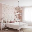 Candelabru shabby chic ecru antichizat abajururi textile 5xE27/60W Sara 1284 Jupiter
