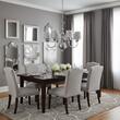 Candelabru modern crom abajururi textile 8xE27/60W Batumi 1610 Jupiter