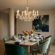 Candelabru clasic cristal Aur 24k 8xE14/40W, Maria Theresia-A LU 2215/8 MT Gold Orion