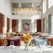 Candelabru Crystalriver cristal modern auriu Crystalriver 21xG9/33W, LU 2517/120x45 GOLD Orion