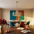 Candelabru modern cristal alama Aur 24k 6xE14/40W, Hirohito LU 2143/6 Gold Orion