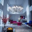 Candelabru clasic alama crom 12xE14/40W, KristallDesign LU 2144/8+4 Chrom Orion