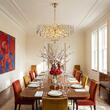 Candelabru modern cristal Aur 24k 9xE14/40W, Kristall Klassisch LU 2324/9/62 Gold Orion