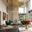 Candelabru modern cristal alama Aur 24k 8xG9/40W, Eremitage LU 2366/8 Gold Orion