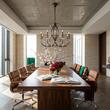 Candelabru modern cristal alama patinata 8xG9/40W, Eremitage LU 2366/8 Patina Orion