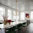 Candelabru modern cristal alama  Aur 24k 5xG9/40W, Eremitage LU 2366/5 Gold Orion