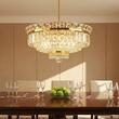 Candelabru clasic cristal alama Aur 24k 9xE14/40W, Ambassador LU 2238/9/45 Gold Orion