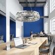 Lustra moderna cristal alama crom 6xE14/40W, Ring LU 2411/60/60 Chrom Orion