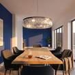 Lustra moderna cristal alama crom 6xE14/40W, Ring LU 2411/60/60 Chrom Orion