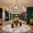 Candelabru modern cristal argintiu 12xE14/40W, Giada LU 1670/6+6 Silber-matt Orion