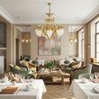 Candelabru clasic alama bronz 7xE27/60W, Budapest LU 1440/7 Bronze Orion