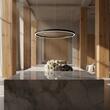 Lustra neagra LED 37W/4350lm/4000K, ORACLE SLIM SP D70 Round 304410 Ideal Lux