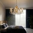 Candelabru modern cristal  Aur 24k 10xE14/40W, Hirohito LU 2143/10 Gold Orion