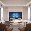 Lustra moderna alba LED 20W/1700lm/3000K, V-LINE SP 275369 Ideal Lux