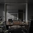 Lustra moderna neagra LED 20W/1700lm/3000K, V-LINE SP 275376 Ideal Lux