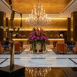 Candelabru modern cristal alama Aur 24k 45xE14/40W, Hirohito LU 2143/24+12+6+3 Gold Orion