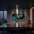 Lustra moderna alba liniaraLED 32W/2100lm/3000K, Desk SP1 138237 Ideal Lux