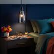 Lustra moderna abajur sticla fumurie LED 7W/550lm/3000K, COCO-2 SP 275543 Ideal Lux