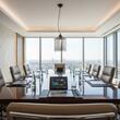 Lustra moderna abajur sticla 1xE27/60W, Bistro Square SP1 112312 Ideal Lux