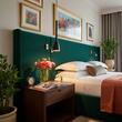 Lustra moderna neagra abajur sticla 1xE27/60W, Flut SP1 Big 035680 Ideal Lux