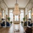 Candelabru clasic cristal alama Aur 24k 32xE27/60W, Ambassador LU 2239/32/120 Gold Orion
