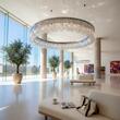 Lustra moderna cristal alama crom 16xE14/40W, Ring LU 2408/16/140 Chrom Orion