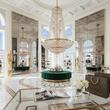 Candelabru clasic cristal alama Aur 24k 24xE24/60W, Sheraton LU 2388/24/120 Gold Orion