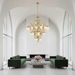 Candelabru clasic alama bronz 28xE27/60W, Budapest LU 1440/16+8+4 Bronze Orion