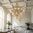 Candelabru clasic alama bronz 28xE27/60W, Budapest LU 1440/16+8+4 Bronze Orion