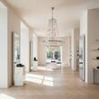 Candelabru clasic cristal alama crom 24xE27/60W, Sheraton LU 2388/24/120 Chrom Orion