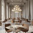 Candelabru clasic alama 32xE27/40W, Nostalgie LU 1319/4+16+8+4 MS/Opal Orion