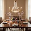 Candelabru clasic alama Aur 24k 8xE14/60W+12xE27/40W, Empire Crystal LU 2386/8+8+4 Gold Orion