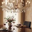 Candelabru clasic cristal Aur 24k 21xE14/40W, Maria Theresia-A LU 2216/14+7 MT Gold Orion